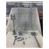 Model Train Electrical Power Station Towers &