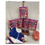 1992 Team USA Items - 5 Raisin Bran Boxes,