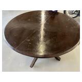 Solid wooden dining table