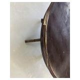 Solid Wooden table dark colored