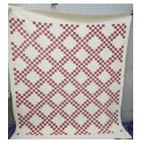 Vtg Handmade quilt 6'2- 7'4