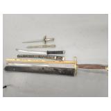 Vtg. Medieval knights crusader sword/ Vtg. Satan