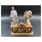 Home Interior Jesus Figurine, 'Faith' Angel, W