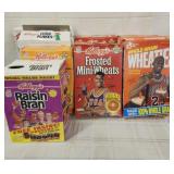 10 Vtg collector cereal boxes