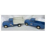 2 Tonka Trucks - 1 Dump-bed, 1 Jeep