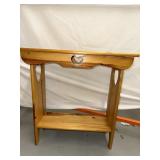 Small wooden console/hallway bench table
