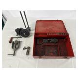 SNAPON BEARING PULLER AND HAND CRANK RIVET IN