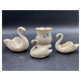 Lenox Vase and Swans