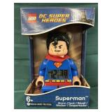 Lego dc super heroes 'Superman' alarm clock