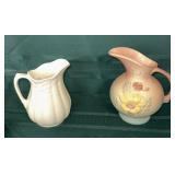 Staffordshire And Hull Pottery Vases