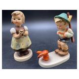 2 Hummel Figurines 'For Mother' & boy w/bunny