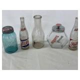 Vtg bottles and containers