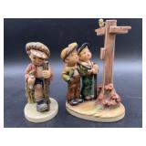 2 Hummel Figurines 'Crossroads' &ï¿½On Secret Pathï¿½