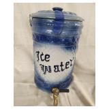 Vtg. Ceramic stoneware water crock