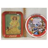 1982 World's Fair Coca - Cola tray / Vtg.