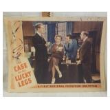 Vtg. Movie lobby card for film 1935 The Case of