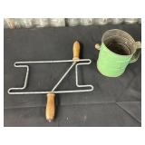 Vtg hand spoiler and Vtg sifter