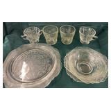 Federal glass co. 'Madrid' plates