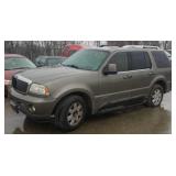 2003 LINCOLN AVIATOR SPORTS UTILITY GOLD