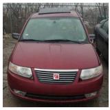 2007 SATURN ION 4 DOOR RED