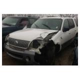 2003 MERCURY MOUNTAINEER SPORTS UTILITY WHITE