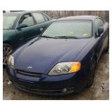 2003 HYUNDAI TIBURON 2 DOOR BLUE