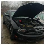 2012 FORD MUSTANG 2 DOOR BLACK
