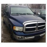 2002 DODGE RAM PICK UP BLUE