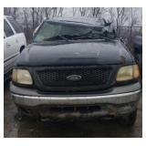 2003 FORD F150 PICK UP BLACK