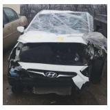 2012 HYUNDAI ACCENT 4 DOOR WHITE