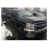 2008 CHEVROLET SILVERADO PICK UP BLACK