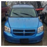 2008 DODGE CALIBER 4 DOOR BLUE