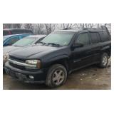 2003 CHEVROLET TRAIL BLAZER SPORTS UTILITY GRAY