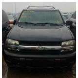 2004 CHEVROLET TRAIL BLAZER SPORTS UTILITY BLACK