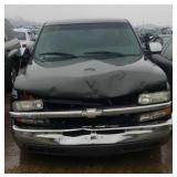 2001 CHEVROLET SILVERADO PICK UP GRAY