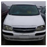 2003 CHEVROLET VENTURE VAN WHITE