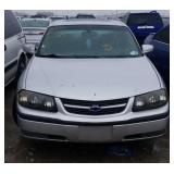 2001 CHEVROLET IMPALA 4 DOOR SILVER