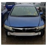 2006 HONDA CIVIC 4 DOOR BLUE