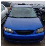 2003 MAZDA PROTEGE 4 DOOR BLUE