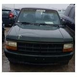 1996 DODGE DAKOTA PICK UP GREEN