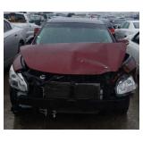 2009 NISSAN MAXIMA 4 DOOR RED