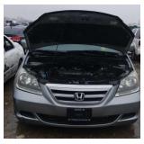 2007 HONDA ODYSSEY VAN GRAY