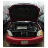 2002 CADILLAC DEVILLE 4 DOOR RED