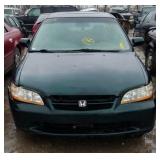 1998 HONDA ACCORD 4 DOOR GREEN