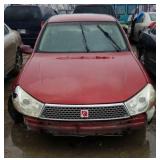2003 SATURN L SERIES 4 DOOR RED