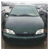 2002 CHEVROLET CAVALIER 4 DOOR GREEN