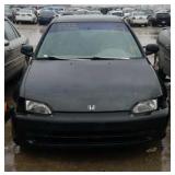 1995 HONDA CIVIC 4 DOOR GRAY