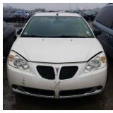2008 PONTIAC G6 4 DOOR WHITE