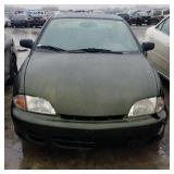 2000 CHEVROLET CAVALIER 2 DOOR GREEN