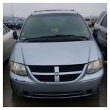 2005 DODGE GRAND CARA VAN BLUE